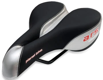 Planet Bike ARS Classic Saddle (Silver/Black) 1 Planet Bike ARS Classic Saddle (Silver/Black)