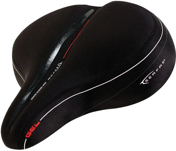 Serfas Full-Suspension Cruiser Reactive Gel Saddle 1 Serfas Full-Suspension Cruiser Reactive Gel Saddle