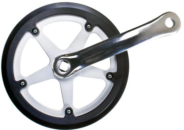 Sunlite Alloy Singlespeed Double Guard Crankset 1 Sunlite Alloy Singlespeed Double Guard Crankset